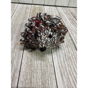 Yarn Unique Knitted Hedgehog Pattern Ornament Decor